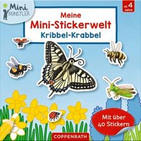 COPPENRATH 95072 Meine Mini-Stickerwelt: Kribbel-Krabbel (Mini-Künstler) von Coppenrath