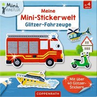 COPPENRATH 95127 Meine Mini-Stickerwelt: Glitzer-Fahrzeuge (Mini-Künstler) von Coppenrath