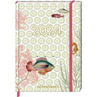 COPPENRATH 95137 Kleiner Wochenkalender: Mein Jahr 2024 - Korallen (I love my Ocean) von Coppenrath