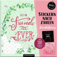 COPPENRATH 95171 Stickern nach Zahlen - Handlettering-Look - 100% selbst gemacht von Coppenrath