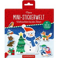 COPPENRATH 95230 Meine Mini-Stickerwelt - Weihnachten bei den Tieren von Coppenrath
