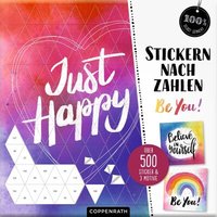 COPPENRATH 95248 Stickern nach Zahlen: Be You! - 100% selbst gemacht von Coppenrath