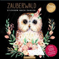 COPPENRATH 95277 Stickern nach Zahlen: Zauberwald - Creative Time von Coppenrath