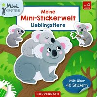 COPPENRATH 95357 Meine Mini-Stickerwelt: Lieblingstiere (Mini-Künstler) von Coppenrath