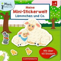 COPPENRATH 95358 Meine Mini-Stickerwelt: Lämmchen und Co. - Mini-Künstler von Coppenrath