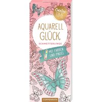 COPPENRATH 95366 Aquarell-Glück Schmetterlinge - Creative Time von Coppenrath