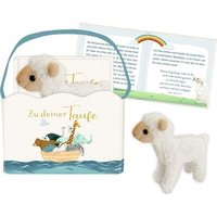 COPPENRATH 95705 Geschenkset Buch und Lamm - Zu deiner Taufe (Arche Noah) von Coppenrath