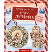 COPPENRATH 95907 Diamond Painting Holzanhänger: Eichhörnchen oder Vögel (Weihnachten), sortiert von Coppenrath