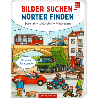 Coppenrath Bilder suchen - Wörter finden: So viele Fahrzeuge (BuchBONUS) von Coppenrath