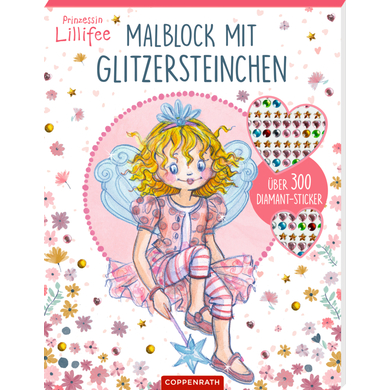 Coppenrath Malblock mit Glitzersteinchen - Prinzessin Lillifee von Coppenrath