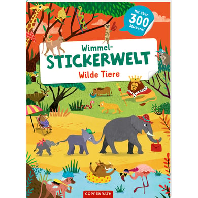 Coppenrath Wimmel-Stickerwelt: Wilde Tiere von Coppenrath