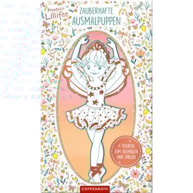 Coppenrath Zauberhafte Ausmalpuppen (4 Figuren) - Prinzessin Lillifee von Coppenrath