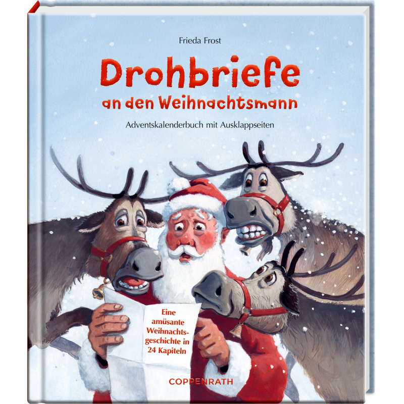 Adventskalenderbuch / Drohbriefe an den Weihnachtsmann von Coppenrath, Münster