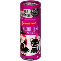 Filzanhänger: Kleine Hexe mit Katze von Coppenrath