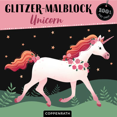 COPPENRATH Glitzer-Malblock - Unicorn (100% selbst gemacht) von Coppenrath