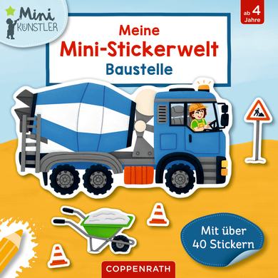 COPPENRATH Meine Mini-Stickerwelt - Baustelle (Mini-Künstler) von Coppenrath