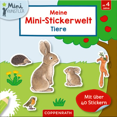 COPPENRATH Meine Mini-Stickerwelt: Tiere (Mini-Künstler) von Coppenrath