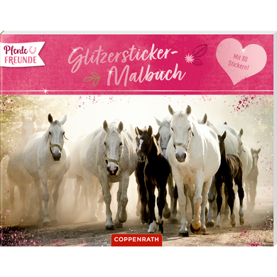 Coppenrath Pferdefreunde: Glitzersticker-Malbuch von Coppenrath