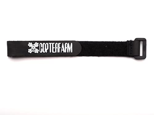 CopterFarm - 3X Starkes rutschfestes Akkuband mit Riemen Kunststoff Schnalle | Hook und Loop | FPV Akku-Halterung | 16x210mm CopterFarm - 3X Starkes rutschfestes Akkuband mit Riemen Kunststoff Schnalle | Hook und Loop | FPV Akku-Halterung | 16x210mm von CopterFarm