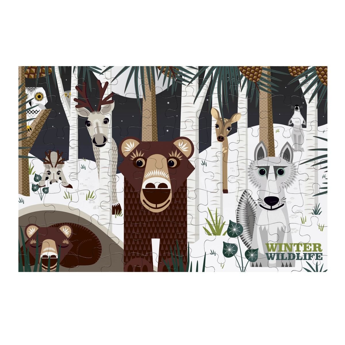 Coq-En-Pate Wildtiere im Winter 70 Teile Puzzle Coq-En-Pate-72732 Coq-En-Pate Wildtiere im Winter 70 Teile Puzzle Coq-En-Pate-72732 von Coq-En-Pate