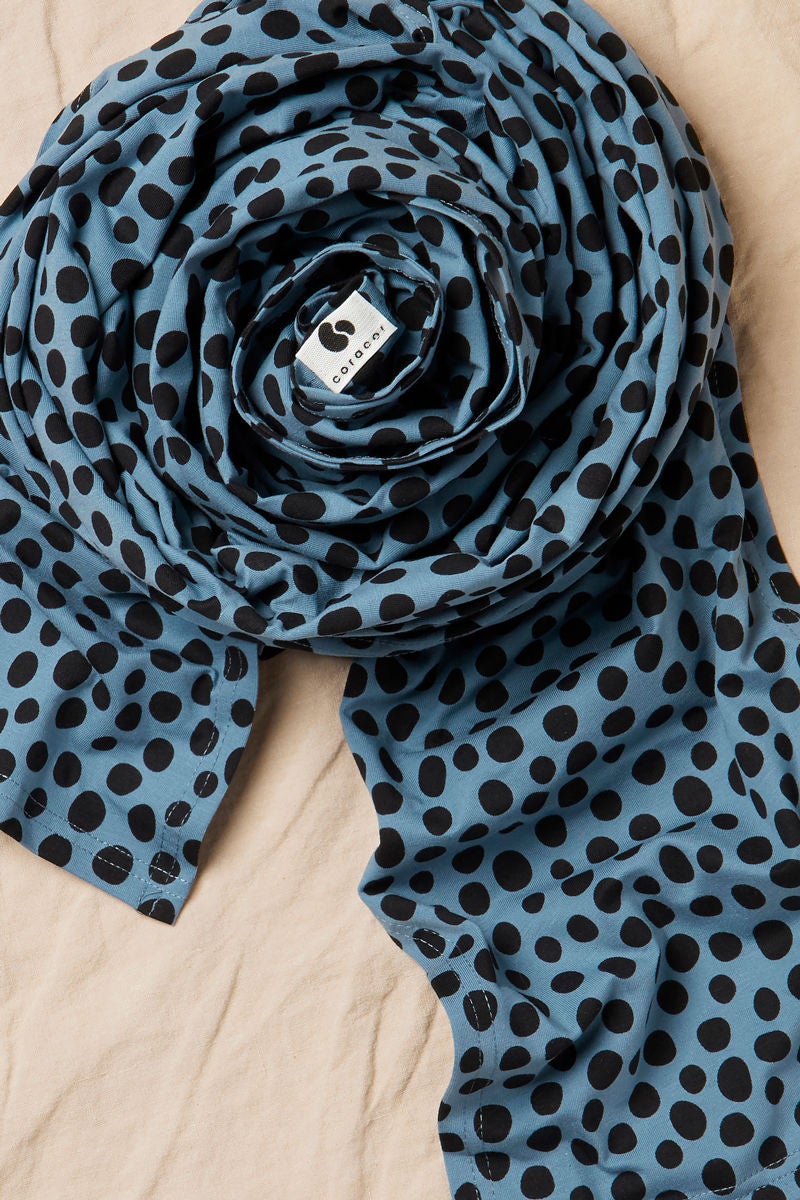 Coracor Tragetuch Abstract Dot, Blue Coracor Tragetuch Abstract Dot, Blue von Coracor