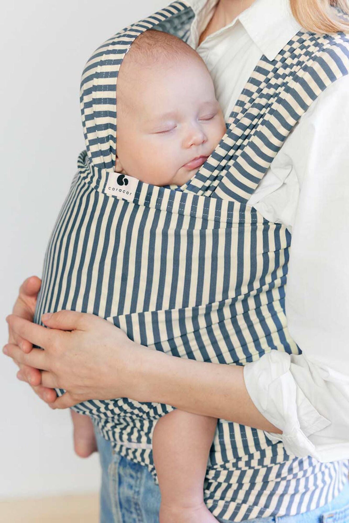 Coracor Tragetuch Stripe, Indigo Coracor Tragetuch Stripe, Indigo von Coracor