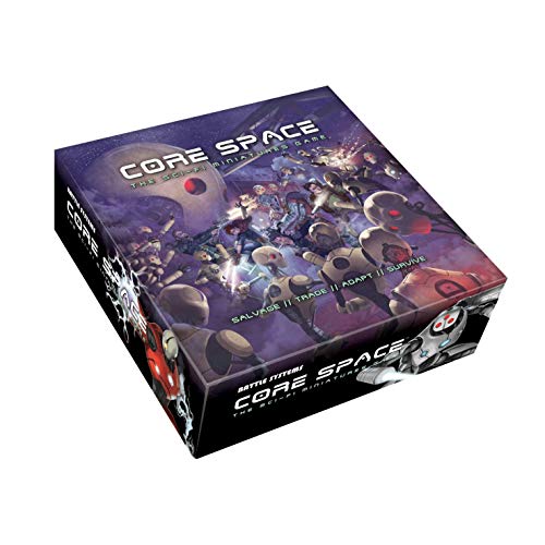 Battle Systems BSGCSC001 Core Space Starter Set – 20 x 28 mm Miniaturen – Brettspiel – Neopren-Spielmatte – modulares 3D Gelände von Battle Systems