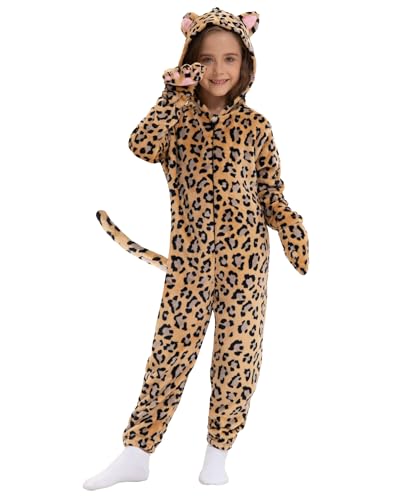 Katzenkostüm für Kinder, Cat-Noir-Kostüm, Einteiler, schwarze Katze, Kostüm, Kinder, Halloween, Cosplay, Outfits (Gepard, klein) von Corespe