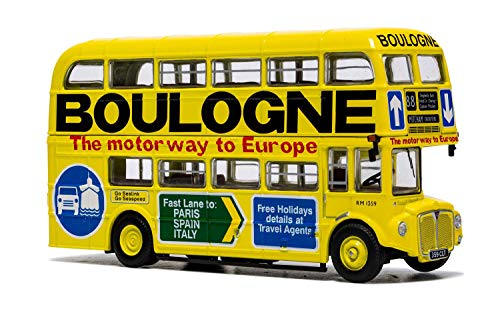 Bus AEC Typ RM, London Transport, 359 CLT, Route 88 Mitcham Cricketers, Aufschrift „Boulogne, The motorway to Europe“ von Corgi