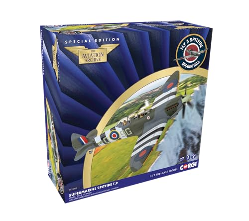 Corgi AA29202 Supermarine Spitfire T9, MJ627/ 9G-Q (G-BMSB), präsentiert als Spitfire LF MK.IXc, Nr. 441 Squadron (RCAF), Flugzeug betrieben von Biggin Hill Heritage Hangar von Corgi