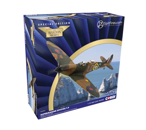 Corgi AA29203 Supermarine Spitfire T9, SM520/ LO-G (G-ILDA), präsentiert als Spitfire Mk.I X4382 LO-G, RAF No.602 Sqn, Flugzeug betrieben von Spitfires.com, Goodwood Aerodrome von Corgi