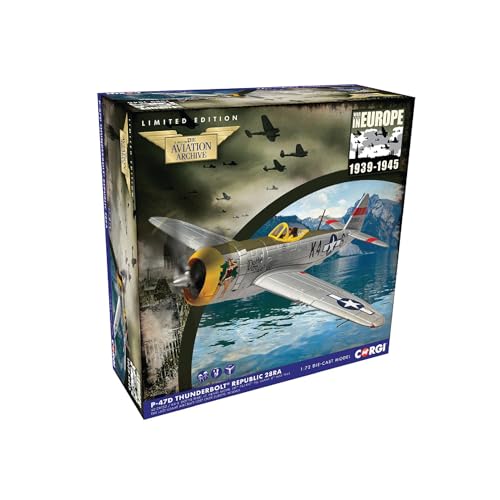 Corgi AA33827 P-47D Thunderbolt® Republic 28RA, Dottie Mae Modellflugzeug – Druckguss-Flugzeuge und Flugzeugmodelle für Kinder ab 5 Jahren, Druckguss-Flugzeug-Flugzeug, Spielzeugflugzeuge Corgi AA33827 P-47D Thunderbolt® Republic 28RA, Dottie Mae Modellflugzeug – Druckguss-Flugzeuge und Flugzeugmodelle für Kinder ab 5 Jahren, Druckguss-Flugzeug-Flugzeug, Spielzeugflugzeuge von Corgi