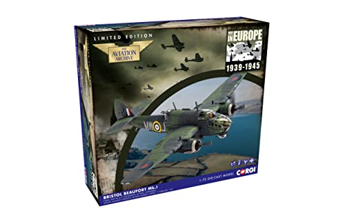 Bristol Beaufort Mk.1, MW-J, 217 Sqn, RAF St. Eval, Cornwall, England, 1. Februar 1941, Admiral-Hipper-Angriff Bristol Beaufort Mk.1, MW-J, 217 Sqn, RAF St. Eval, Cornwall, England, 1. Februar 1941, Admiral-Hipper-Angriff von Corgi