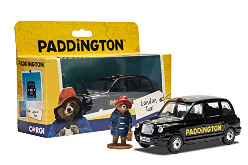 Paddington Bear Londoner Taxi und Paddington-Bär-Figur von Corgi