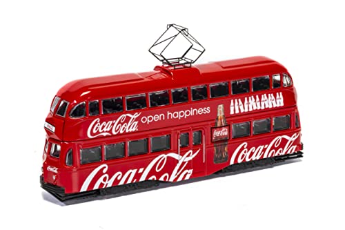 Coca Cola Doppeldecker-Straßenbahn, Open Happiness von Corgi
