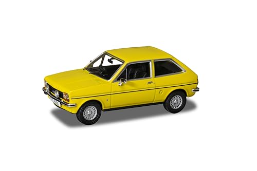 Corgi Diecast Model Vehicles VA12513 Ford Fiesta MkI 1.3 Ghia, Signal Yellow, Men & Women Souvenir Gifts from UK - Small DieCast Toy Car Models for Boys, Gift for Motor Enthusiasts von Corgi
