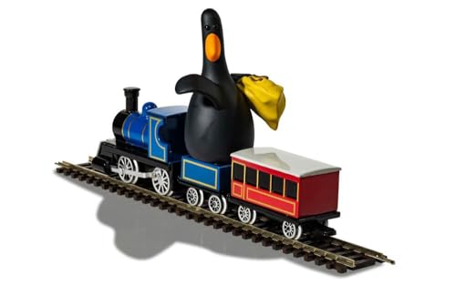 Corgi-Druckguss-Zugspielzeug – CC80602 Wallace und Gromit – The Wrong Hose – Feathers McGraw und Lokomotive, Zuggeschenke für Männer, Frauen und Kinder Corgi-Druckguss-Zugspielzeug – CC80602 Wallace und Gromit – The Wrong Hose – Feathers McGraw und Lokomotive, Zuggeschenke für Männer, Frauen und Kinder von Corgi