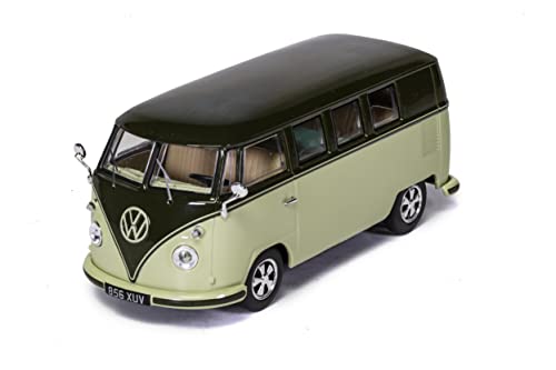 Volkswagen Campervan Typ 2 (T1), Grün/Grün (Palm Green/Sand Green) von Corgi