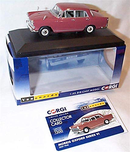 Corgi Vanguards Morris Oxford Serie VI Dunkelrosa Auto 1.43 Maßstab Druckguss Modell von Corgi