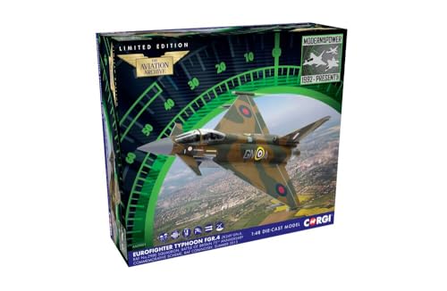 Eurofighter Typhoon FGR.4, ZK349 GN-A, Flt. Lt Ben Westoby-Brooks, RAF No.29® Sqn, Speziallackierung zum 75. Jahrestag der Luftschlacht um England von Corgi