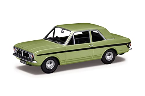 Corgi Ford Cortina Mk2 Lotus – Farngrün – Corgi Vangaurds Druckgussmodell von Corgi