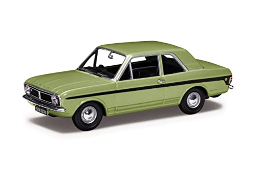 Ford Cortina MK2 Lotus – Farngrün – Corgi Vangaurds Druckguss-Modell von Corgi