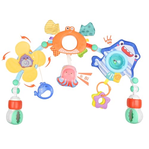 Coriver Kinderwagen Spielzeug Baby, Spielbogen Baby, Spielzeug Kinderwagen für Babybett Spielzeug und Babyschale Spielzeug, Baby Spielzeug 0 Monate Geschenk für Junge Mädchen Coriver Kinderwagen Spielzeug Baby, Spielbogen Baby, Spielzeug Kinderwagen für Babybett Spielzeug und Babyschale Spielzeug, Baby Spielzeug 0 Monate Geschenk für Junge Mädchen von Coriver