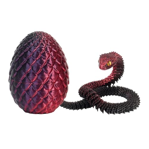 Drachenei in 3D bedruckt, Dracheneier mit einem Drachen im Inneren, Stuffers aus dem Osterkorb, Überraschung, Drachenspielzeug, Fidget Drache im Ei von Corlidea