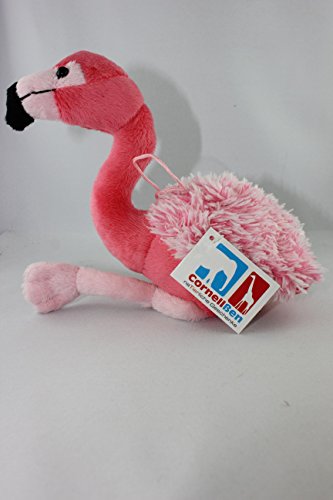 Cornelißen - 1017019 - Flamingo, Plüsch, 19cm, mit Hänger, Stofftier, waschbar bis 30 Grad von Cornelißen