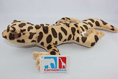 Cornelißen - 1017240 - Leopardgecko, Plüsch, 27cm, Stofftier, waschbar bis 30 Grad von Cornelißen