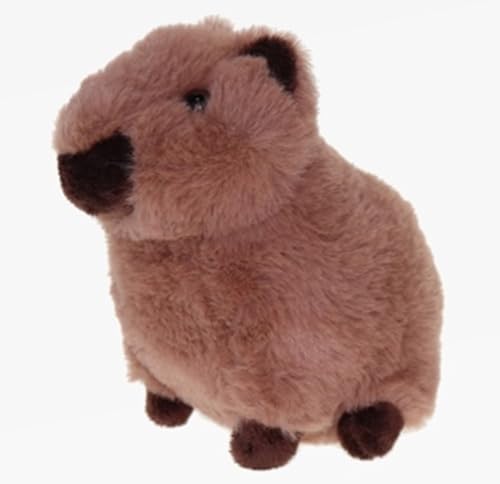 Cornelissen - 1044083 - Capybara, Wasserschwein, Plüsch, braun, Stofftier, 12cm, waschbar bis 30 Grad von Cornelissen