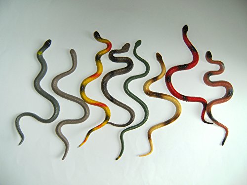 Cornelissen Gummischlangen 8erSet je 11-15cm bunt Schlange Schlangen Kindergeburtstag Mitbringsel Tiere von Cornelissen