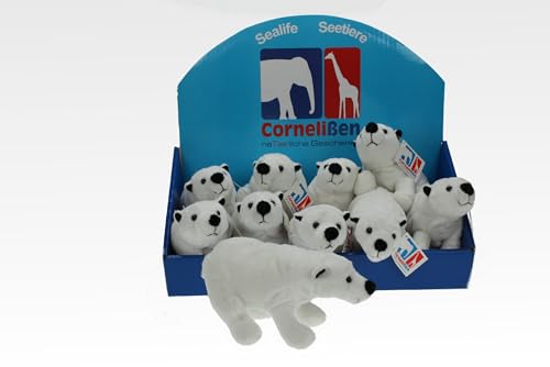 Cornelißen Kuscheltier Eisbär Nordpol Länge 20 cm weiß süß 1017010 von Cornelißen
