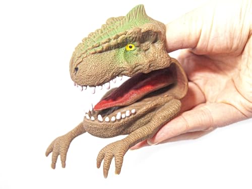Cornelissen Stretch Fingerpuppe Dinosaurier braun von Cornelissen